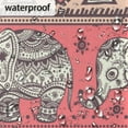 thumbnail image 6 of Elephant Cute Pattern Shower Curtain for Bathroom Shower Curtain Set with 12 Hooks Waterproof Fabric Bath Curtain for Bathtub Restroom Decor, 72 X 72 in, 6 of 6