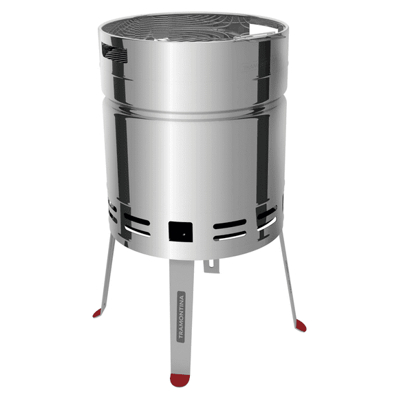 Asador al Carbón TCP 400 de Acero Inoxidable TRAMONTINA ASADOR