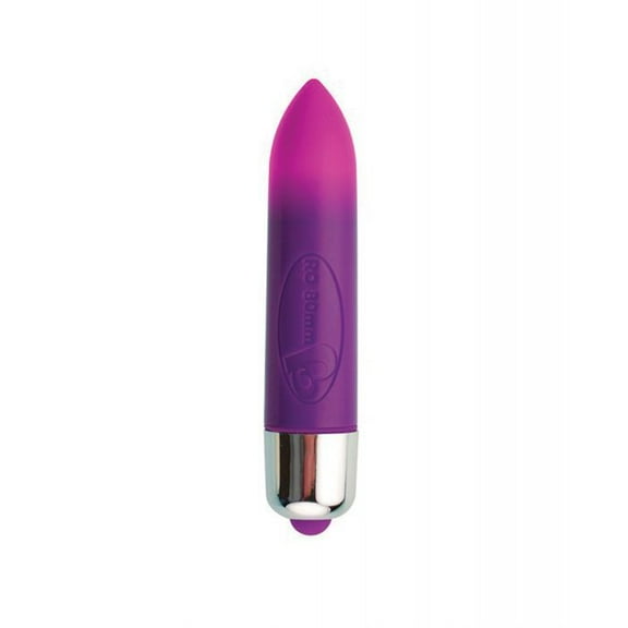 Rocks Off RO 80mm Color Me Orgasmic Bullet Vibrator, Purple