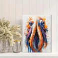 thumbnail image 2 of Qisvanset 12x16 Inch Octopus Pelican Ocean Canvas Wall Art, Marine Creature Art Ready To Hang Home Wall Decor, 2 of 8