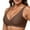 Brown, variant on Comfy Jelly Lift Wireless Bras for Women Deep V Comfortable Push up Seamless Bra Removable Padded Plunge Bralettes Pink XL