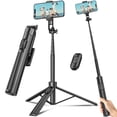 thumbnail image 1 of Trípode de viaje Selfie Stick Liphisy para teléfono móvil, color negro, 1 of 7