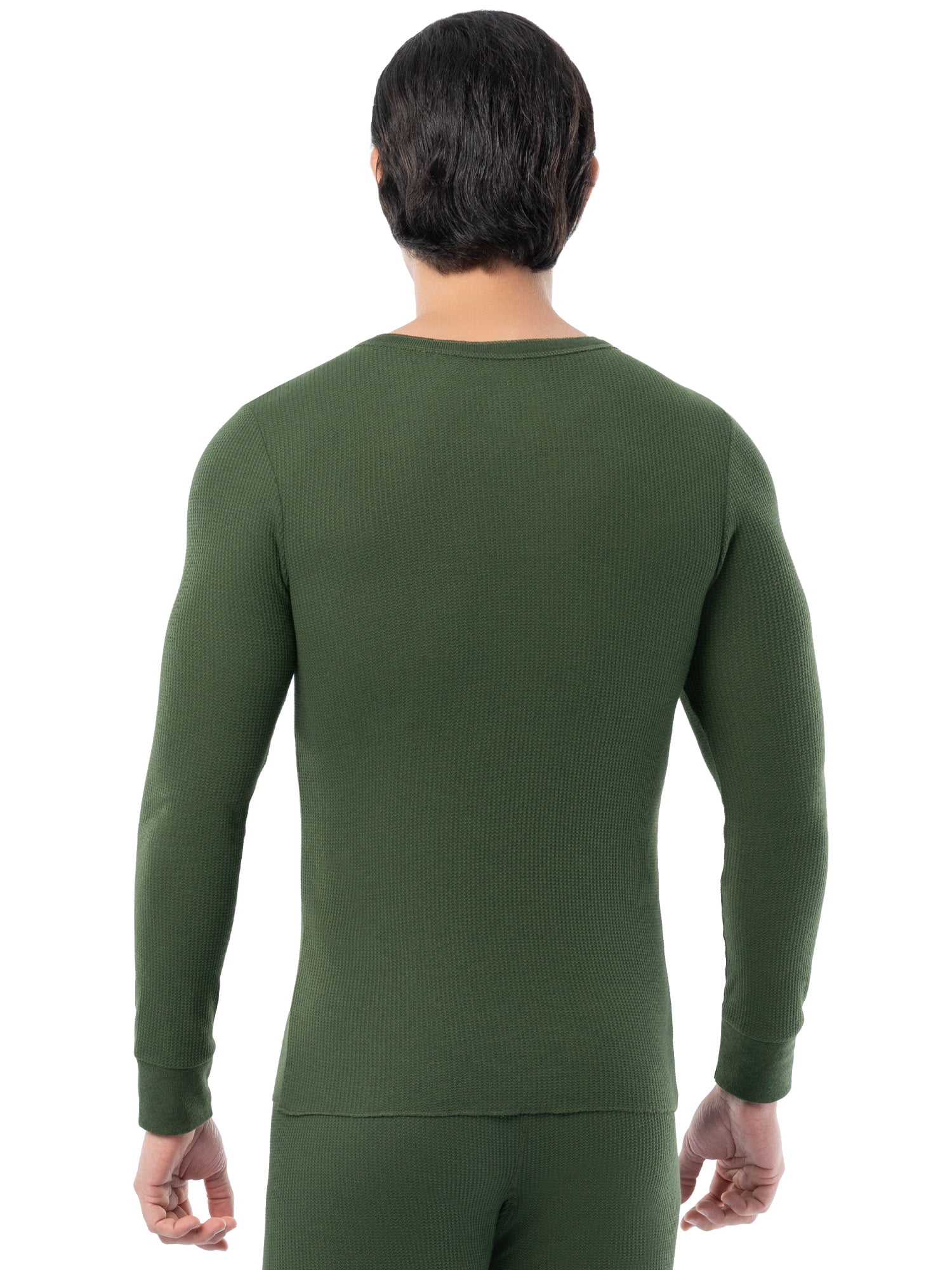Fruit of the Loom Men's Thermal Waffle Crew Top, Sizes S-5XL