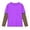 Purple, variant on T Shirts for Kids Long Sleeve Purple Crewneck Loose Soft Kids Fashion 2-3 Years