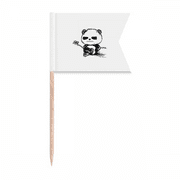 Mini Lovely Panda Animals China Cat Toothpick Flags Labeling Marking for Party Cake Food Cheeseplate