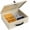 Beige, variant on Fireproof Lock Box for Documents, Dual Combination and Key Lock Security with Carrying Handle, Metal Strong Safe Box to Keep Personal Items, Documents, Exterior 13.2''x 11''x4.13'', Black