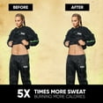 thumbnail image 5 of RAD Sauna Suit for Men & Women – Sweat Enhancing Workout Suit for Weight Loss, Anti-Tear Sweat Suit for Gym, Running, Training, Boxing & Fitness (Green, 3XL), 5 of 5