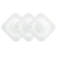 thumbnail image 1 of Uxcell 3packs Shower Drain Hair Catcher Round and Convex Drain Strainer for Shower, White, 1 of 5