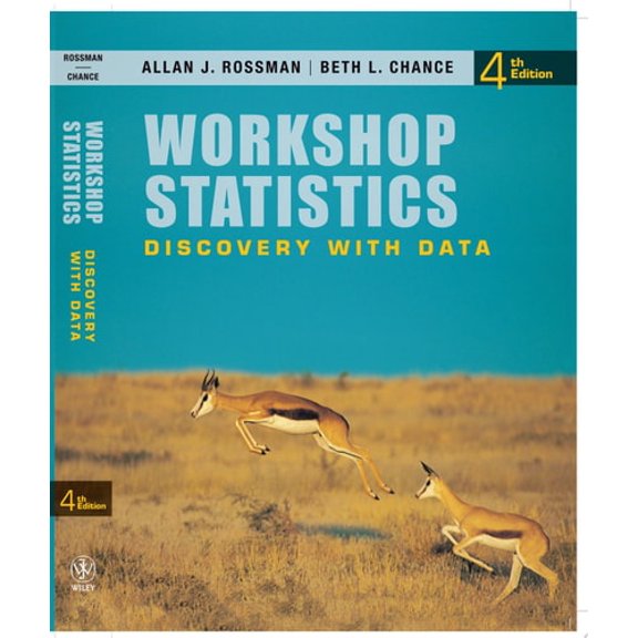 Pre-Owned Workshop Statistics: Discovery with Data (Paperback) 047054208X 9780470542088