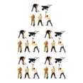 thumbnail image 1 of Decodeary Authentic 1/64 Painted Figurines for DIY Projects Sand Table Layout Collectible Miniatures 1:64 5Set, 1 of 6