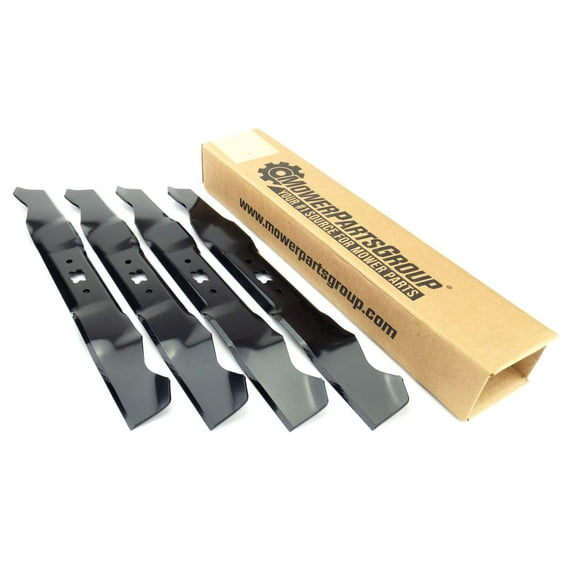 (4) Mulching Blades Compatible With MTD Walkbehind 18" 742-0738, 942-0738