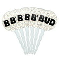 thumbnail image 1 of Bud Cupcake Picks Toppers - Set of 6 - Mutlicolored Speckles, 1 of 1