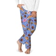thumbnail image 2 of Wukai Fastfoods Print Teenagers' Pajama Pant Sleep Pajama Lounge Pant PJ Bottoms with Pockets and Button Fly(Available in Big & Tall)-Medium, 2 of 6