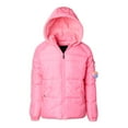 thumbnail image 2 of Limited Too Girls Solid Puffer Coat with Sherpa Fleece Lined Hood and Pop It Keychain, Sizes 4-16, 2 of 2