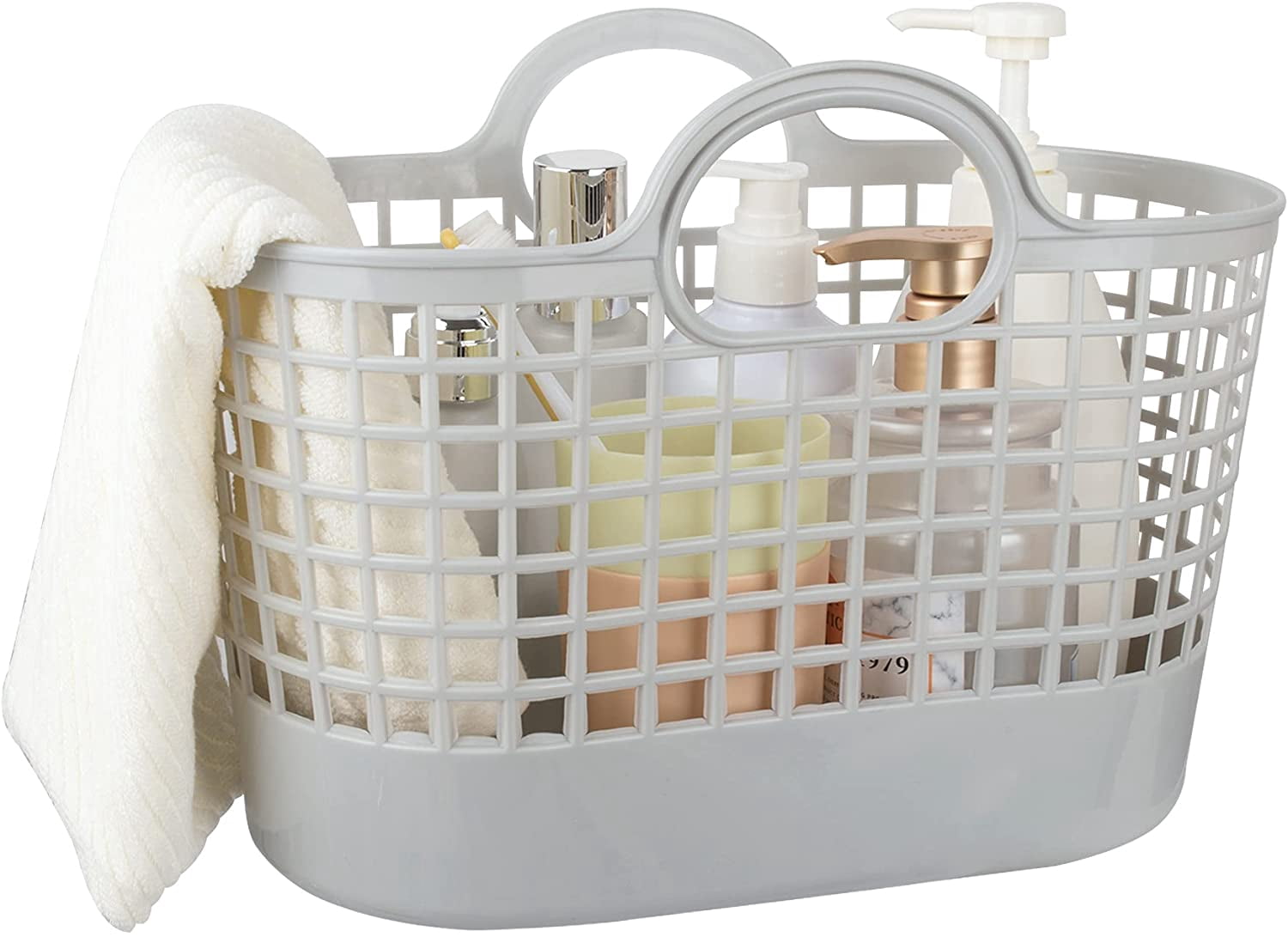 Cesta Organizadora Para Ducha - Portátil Con Agujeros De Drenaje, Ideal Para Baño, Dormitorio O Viaje