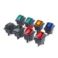 thumbnail image 2 of Interruptor basculante de luz LED para automóvil, barco, con enclavamiento, resistente al agua, tres posiciones, 4/6 pines, 16 A, 20 A, 125 V, 250 V CA, 2 of 5