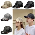 thumbnail image 5 of Quick Dry Fashion Adjustable Sun Protection Caps Summer Sunscreen Hats Baseball Cap Full Mesh Hats ARMY GREEN, 5 of 5