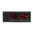thumbnail image 4 of Milaget Horloge Automobile Voltmètre Thermomètre Fonction Rétroéclairage Rouge, 4 of 9