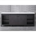thumbnail image 6 of Lexora Home Marsyas 84" Quartz Top Double Vanity with Sinks in Brown, 6 of 11