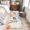 thumbnail image 5 of Happy Easter 2'x6' Runner Rug, Spring Watercolor Bunny Eggs Flowers Beige Washable Non-Slip Area Rugs for Hallway Kitchen Floor Bedroom Entryway, StainResistant Laundry Carpet Decoration Indoor Mat, 5 of 9