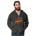 thumbnail image 5 of Football Quarterback Air It Out Zip Hoodie Sweatshirt Men Brisco Brands S, 5 of 6