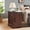 Oak, variant on Leumius Farmhouse Nightstand, Rectangular End Table with Barn Door and Adjustable Storage Shelf, Rustic Sofa Side Table for Living Room, Bedroom White