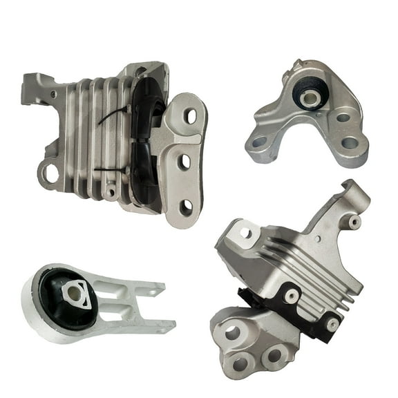 K4318 Engine Motor & Transmission Mount Kit 4pc Compatible with Fits 2014-2018 Jeep Cherokee 2.4L Auto | A5662 A20115 A5752 A5847