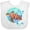 AA-White, variant on Inktastic Fort Lauderdale, Florida Swimming Sea Turtle with Bubbles Boys or Girls Baby Bib