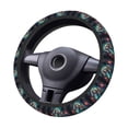 thumbnail image 2 of Vsdgher Colorful Flower Tiger Pattern Elastic Car Steering Wheel Cover,Car Wheel Cover Protector Car Accessory for Steering Wheel with a Diameter of 14.5"-15", 2 of 6