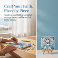 thumbnail image 3 of Faith-Based Sea Glass Mosaic Kits For Adults With 4×4 Inch Board, Premium Sea Glass For Crafts, Beginner DIY Handcraft, Spiritual Tabletop Home Decor For Prayer Corners & Religious Gifts-C, 3 of 4