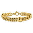 thumbnail image 3 of Diamond2Deal 14K Yellow Gold Fancy Link Bracelet 7.5inch for Women, 3 of 6