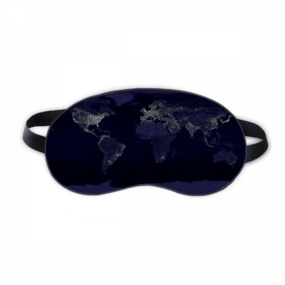 Mystery Space Planet Earth Aerial Map Sleep Eye Shield Soft Night Blindfold Shade Cover