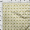 thumbnail image 3 of oneOone Cotton Cambric Light Beige Fabric Floral Dress Material Fabric Print Fabric By The Yard 42 Inch Wide, 3 of 4