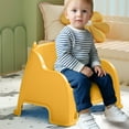 thumbnail image 6 of LEFTHIGH Home Kids Plastic Stool with Backrest Stackable Childrens Chair Ergonomic Design Skidproof Bottom for Home Playroom 33x26.8x23.8cm Blue Green Pink Yellow Gifts, 6 of 6