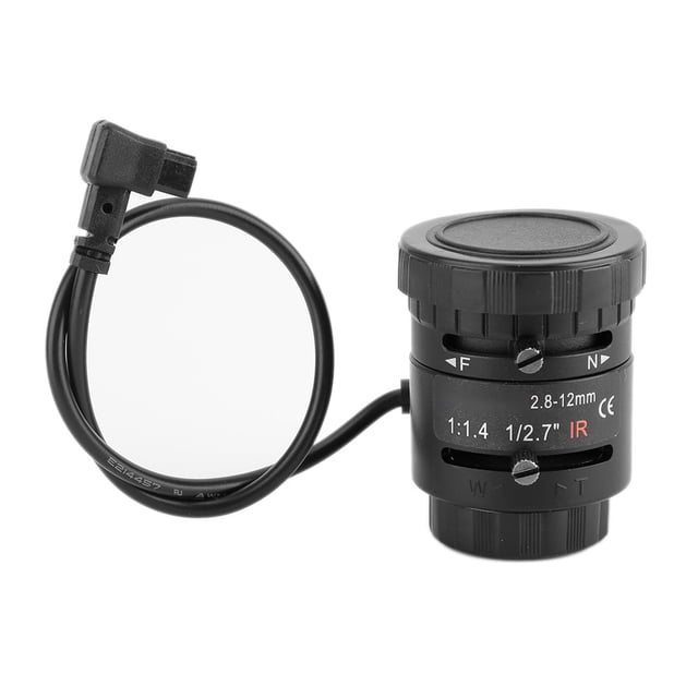 Lente de cámara de seguridad, lente de cámara CCTV de apertura automática HD de 3 MP, la mejor de su clase
