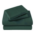 thumbnail image 4 of Superior Egyptian Cotton 400 Thread Count Bed Sheet Set, King, Hunter Green, 4 of 10
