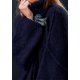 thumbnail image 4 of Suéter PRETTYGARDEN 2025 Otoño Cuello Alto Oversized Azul Marino S, 4 of 8