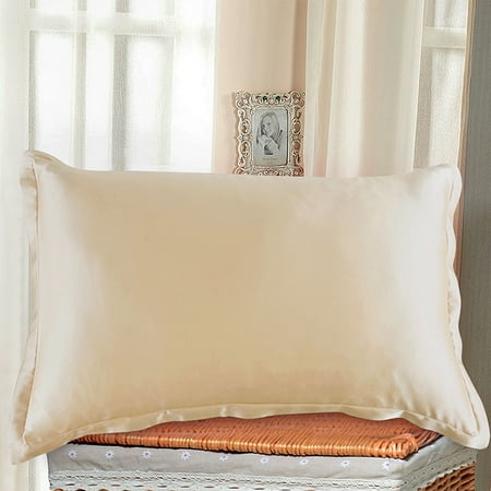 Ivory White Silky Soft Charmeuse Silk Pillow Case Beauty