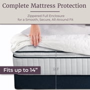 Remedy Waterproof Hypoallergenic Queen-Size Mattress Protector Encasement
