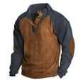 thumbnail image 1 of SXcggal Hommes Hiver Mode Décontracté Relax Confortable Chandail à Capuchon à Manches Longues Douillet Respirant Chandails pour Hommes, 1 of 2