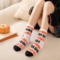 thumbnail image 5 of Evdexr Halloween Fuzzy Socks for Women Soft Cozy Slipper Fluffy Warm Fleece Socks Winter 2026 Sleeping Lounge Causal Sock, 5 of 6