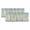 Lemon Yellow, variant on Yellow Blue Vintage Valances for Windows, Modern Abstract Art Oil Paiting Light Filtering Kitchen Curtains, Rod Pocket Window Valance Curtains for Living Room Bedroom, 42" W x 12" L, 2 Panels