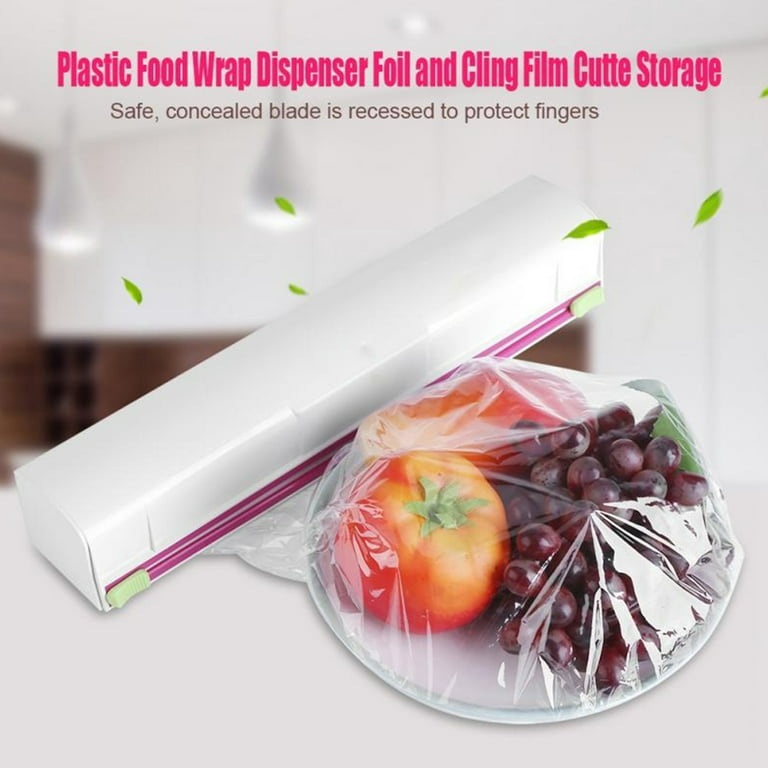 Plastic Wrap Dispenser Multipurpose Plastic Wrap Aluminum Foil Wax Paper  Cutter Cutting Box