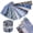 Black, variant on Austok 84 Pcs Jelly Roll Fabric Strips Breathable Cotton Quilting Fabric Bundles Precut Patchwork Fabric Strips for Craft DIY Sewing Scrapbooking Doll Clothes Sewing Toys Sewing Projects