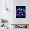 thumbnail image 3 of Nawypu  Video Game Art Print Colorful Gaming Themed Canvas Wall Art Neon Gaming Posters Video Game Wall Art Gaming Artwork for Kids Boy Wall Decor Teens Bedroom Game Room Decor, 3 of 4