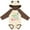 Natural & Brown w Ears, variant on Inktastic Nanny and Pappy Love Me Boys or Girls Long Sleeve Baby Bodysuit