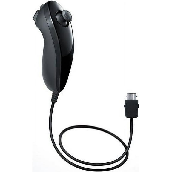 Genuine Wii Nunchuck Black (Bulk Packing)