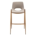 thumbnail image 4 of Desi Barstool (Set of 2) Beige & Gold, 4 of 7