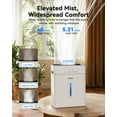 thumbnail image 5 of AILINKE 2.64 Gal Large Room Ultrasonic Warm and Cool Mist Humidifier, Flame Light Design, 5 of 7