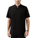 thumbnail image 1 of Cocinero de algodón Uniforme de manga corta Cocina de verano delantal Botones Trajes cómodos camisas para hombres suministros para hombres para restaurante negro 5xl Eigraketly LF000328-21, 1 of 7
